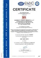 SHARIKAT FANNIYA OMANIYA L.L.C. (Transmission & Distribution) - ISO 14001.2015 - 2025-03-19 until 2